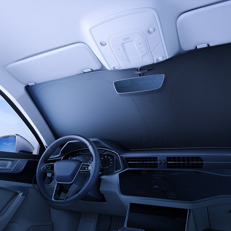 DT1 Folding Car Windshield Sunshade | Heat Protection