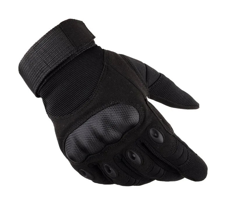 Goatskin Leather Touchscreen Motorcycle Gloves | Durable Fit