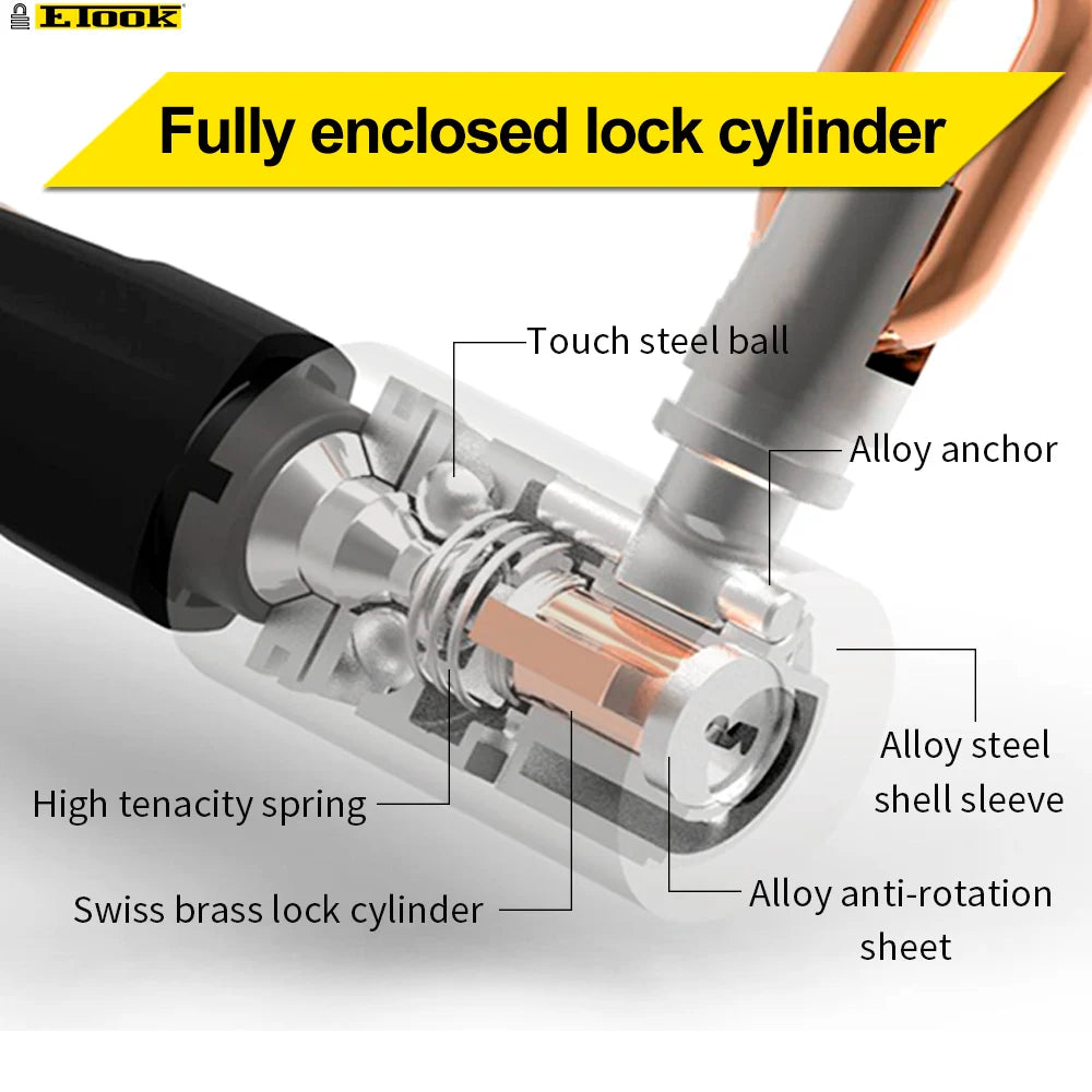 Heavy Duty Anti-Theft Chain Lock | Secure Your Ride