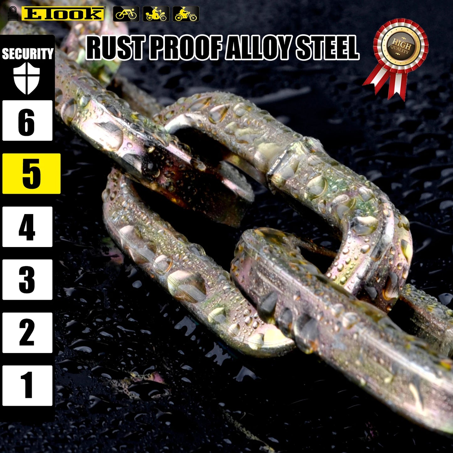 Heavy Duty Anti-Theft Chain Lock | Secure Your Ride