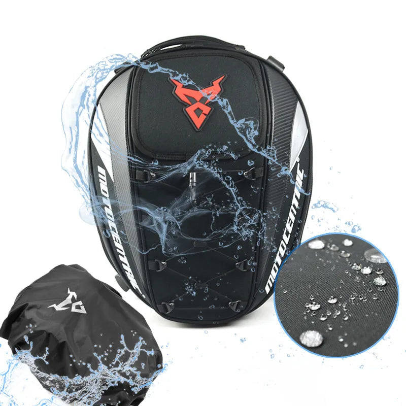 Waterproof Motorcycle Tail Bag & Helmet Backpack