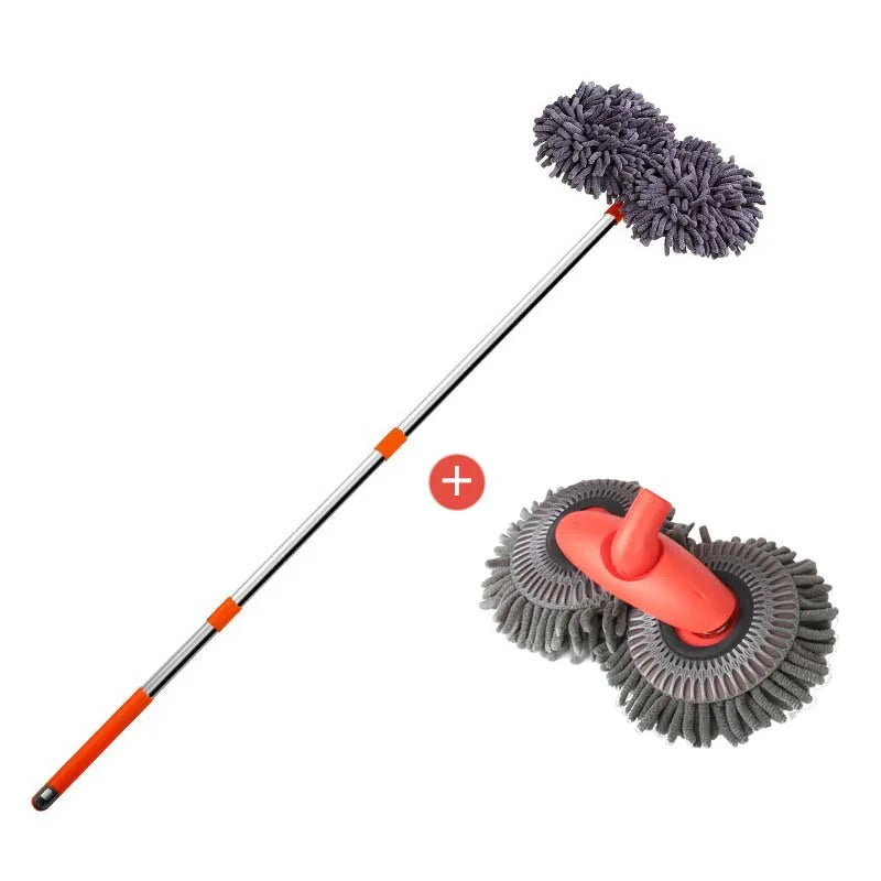 Dual-Head Car Wash Mop | Efficient & Gentle Cleaning