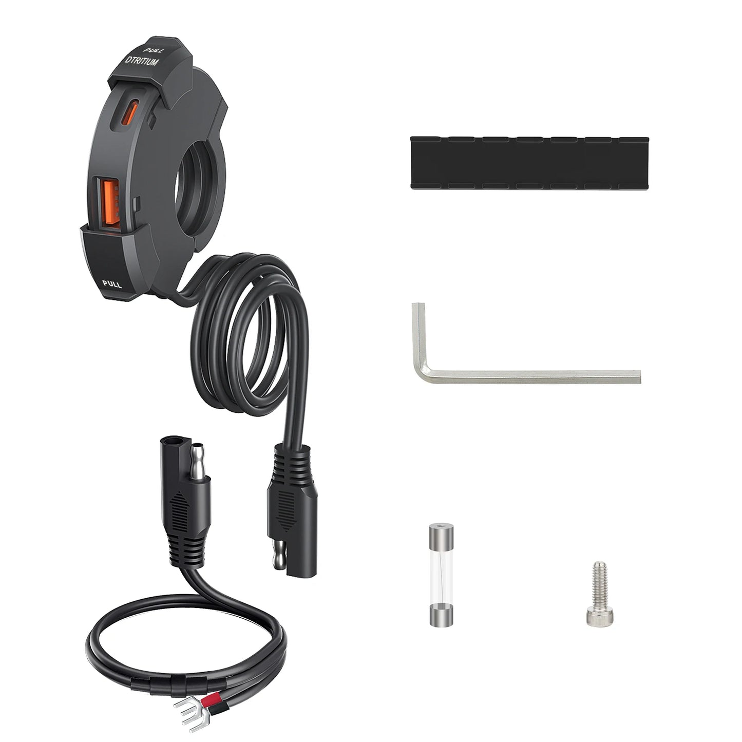 12V Waterproof USB-C Fast Charger for Motorcycles