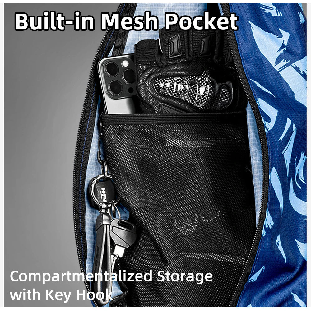Simple Style Water-Repellent Motorcycle Helmet Backpack