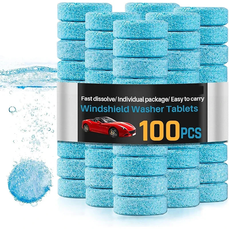 Effervescent Windshield Washer Tablets | Easy Cleaning