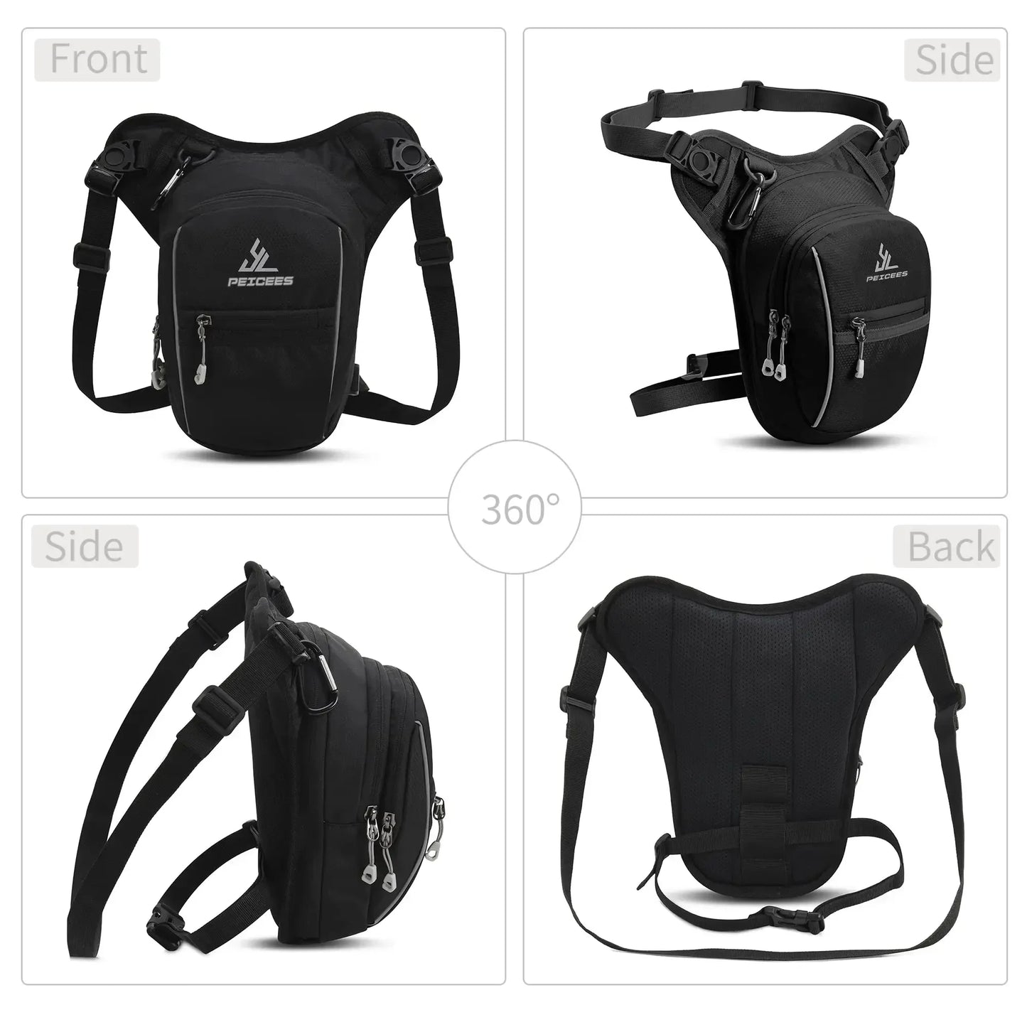 Waterproof Motorcycle Thigh Bag | Compact & Secure