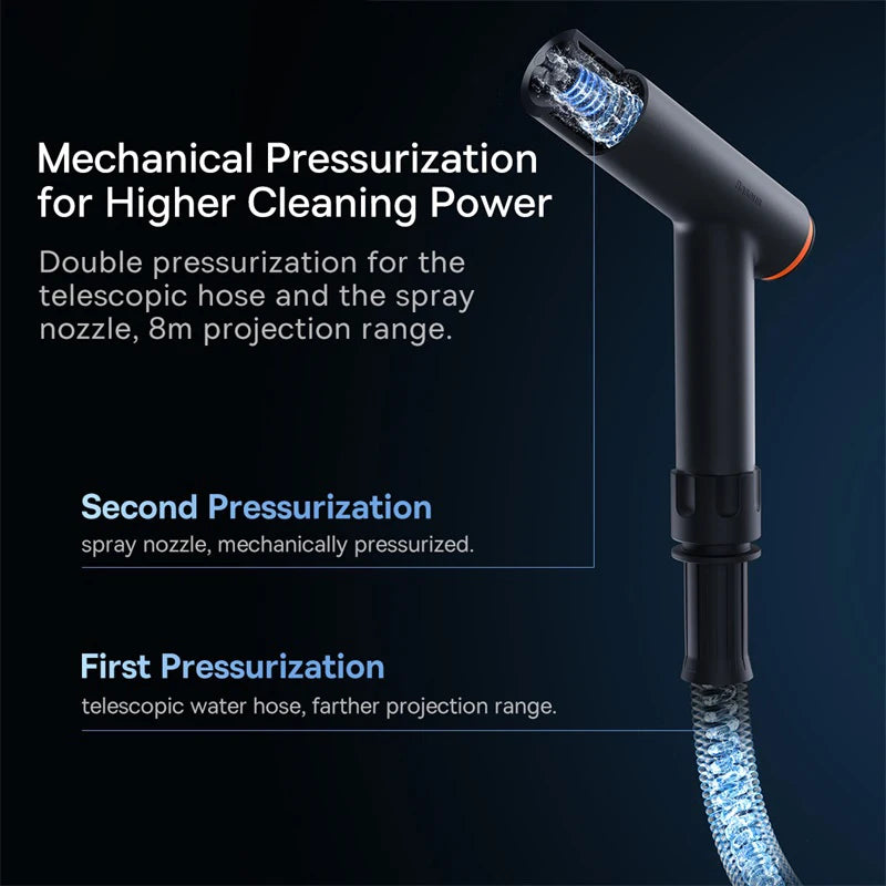 Portable High-Pressure Car Wash Spray Gun | Powerful Cleaning