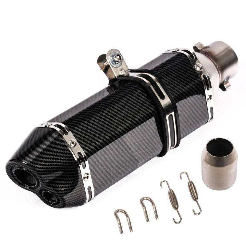 Small Hexagonal Exhaust Pipe | Durable Motorcycle Part