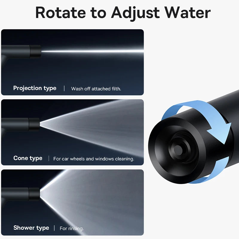 Portable High-Pressure Car Wash Spray Gun | Powerful Cleaning