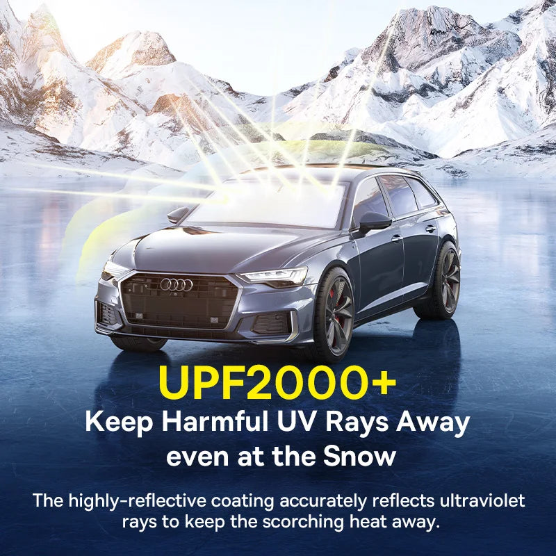 DT1 Folding Car Windshield Sunshade | Heat Protection
