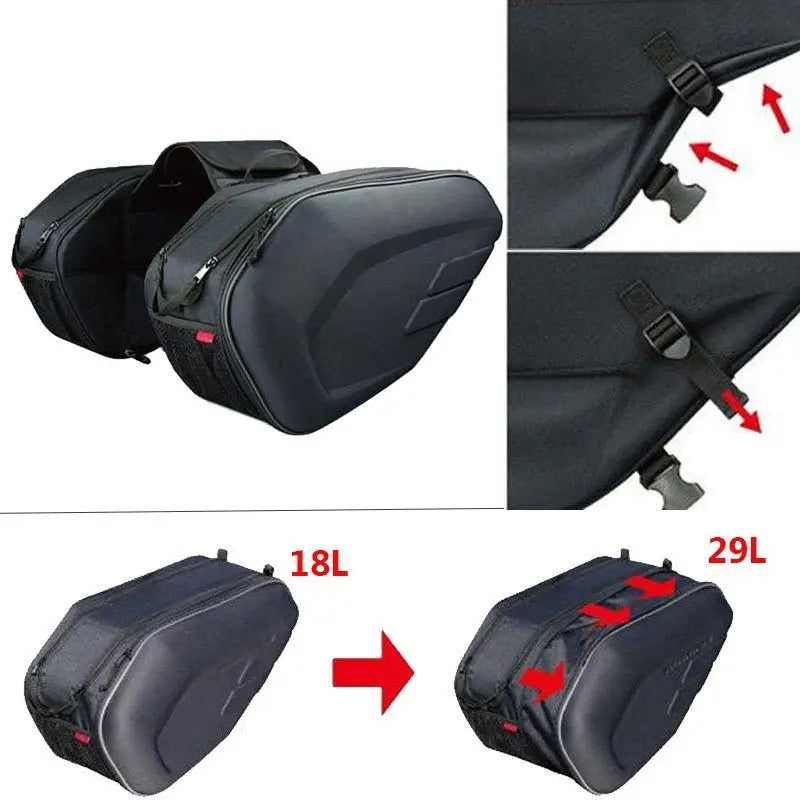 Motorcycle Waterproof Saddle Bag | Durable Storage Solution