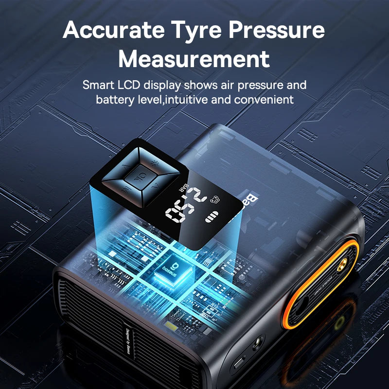 Dual Cylinder Wireless 250W Tire Inflator Pump
