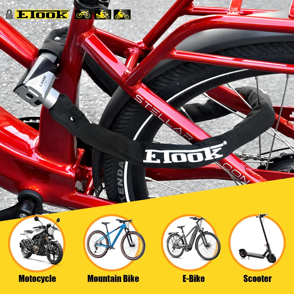 Heavy Duty Anti-Theft Chain Lock | Secure Your Ride