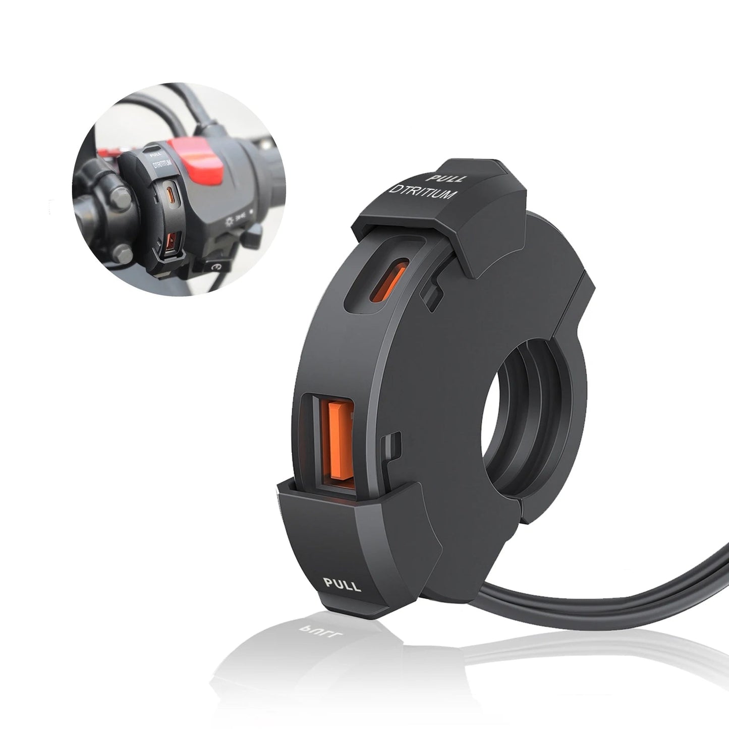 12V Waterproof USB-C Fast Charger for Motorcycles