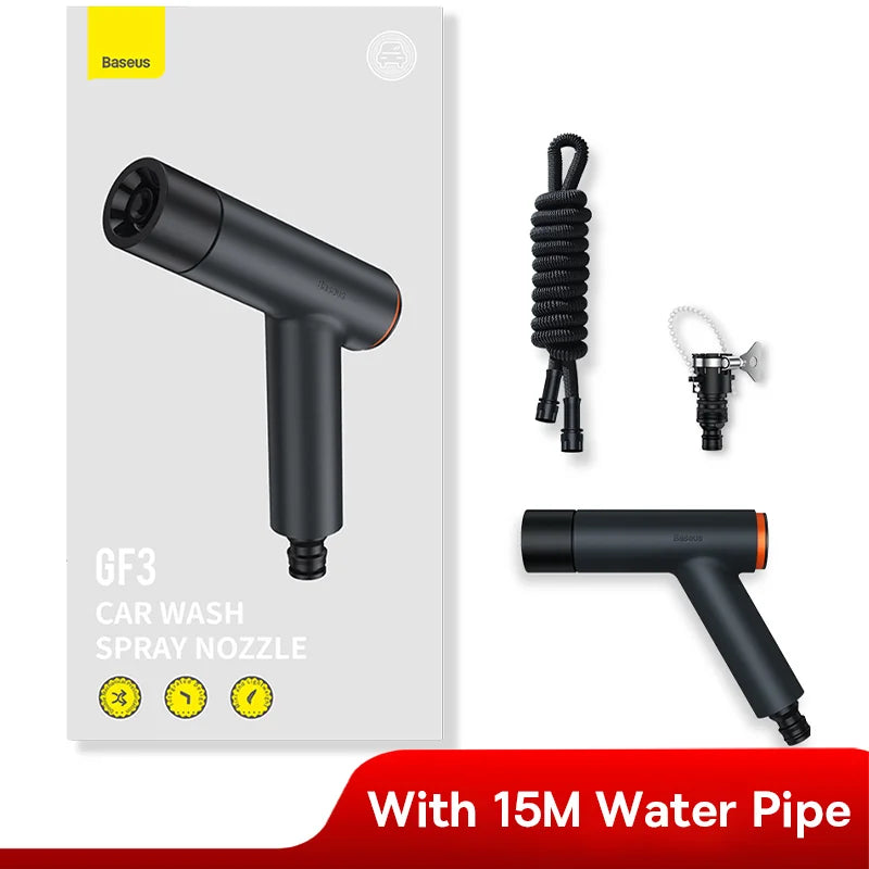 Portable High-Pressure Car Wash Spray Gun | Powerful Cleaning