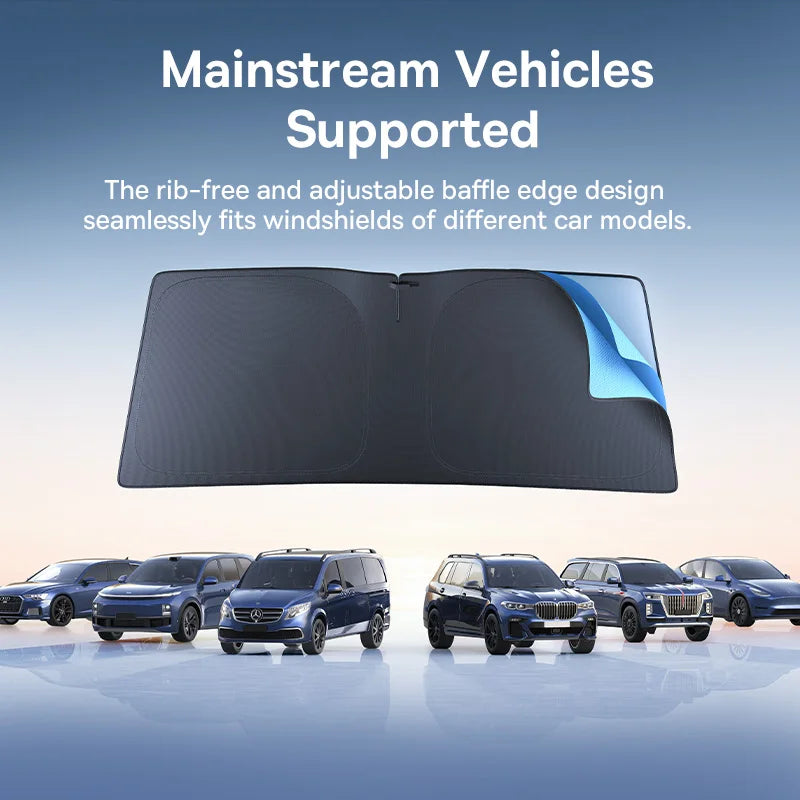 DT1 Folding Car Windshield Sunshade | Heat Protection