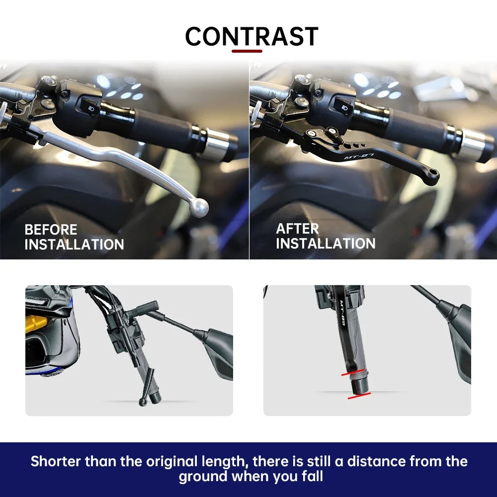 Short Brake Clutch Levers | Precision Motorcycle Control
