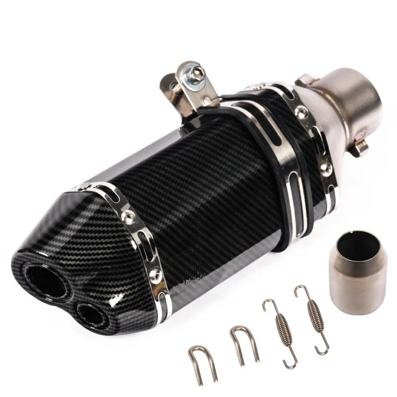 Small Hexagonal Exhaust Pipe | Durable Motorcycle Part