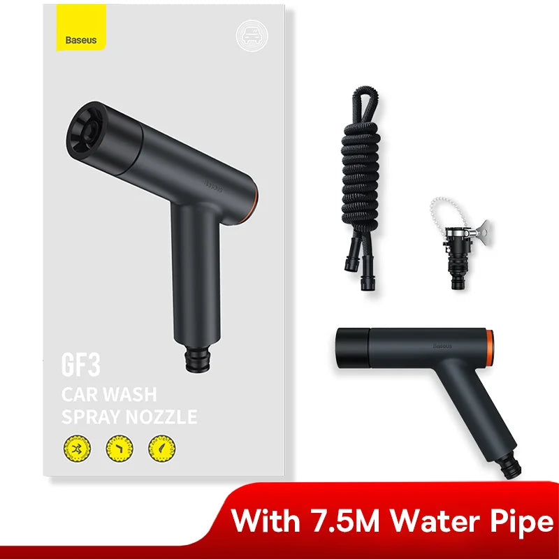 Portable High-Pressure Car Wash Spray Gun | Powerful Cleaning
