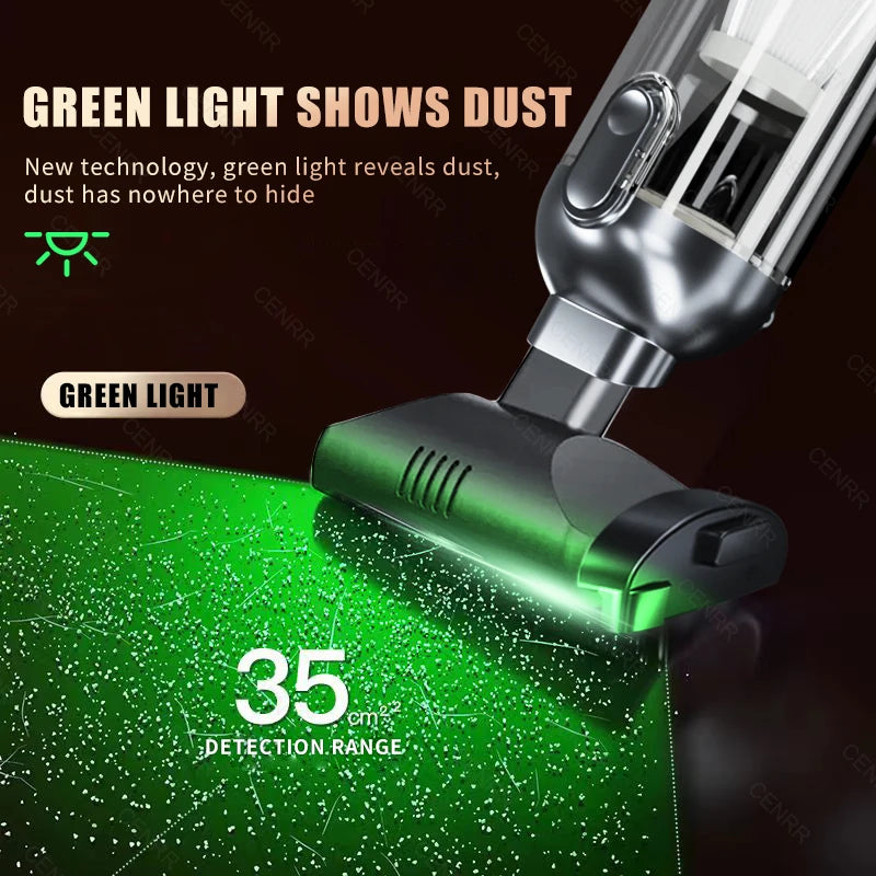 Mini Cordless Car Vacuum & Blower | Portable Cleaning