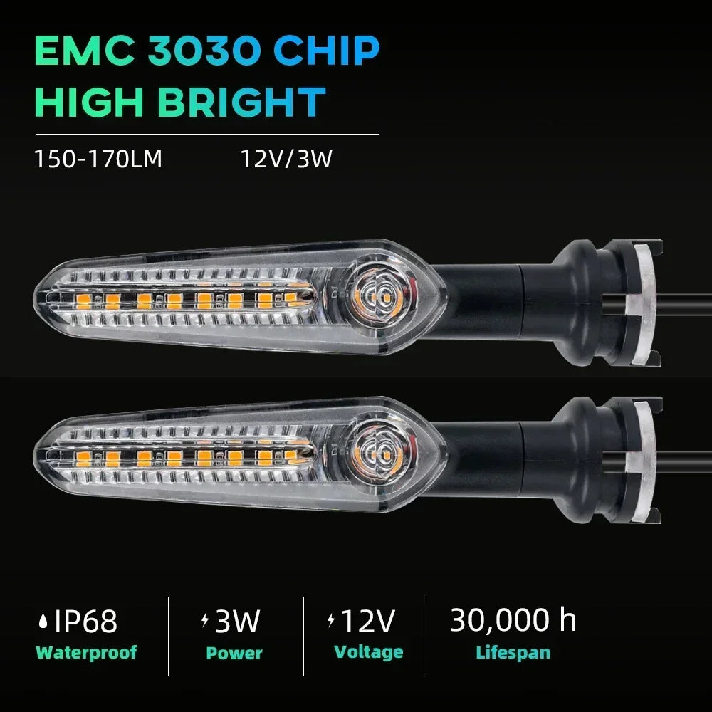 LED Flowing Turn Signal | Bright Motorcycle Indicator