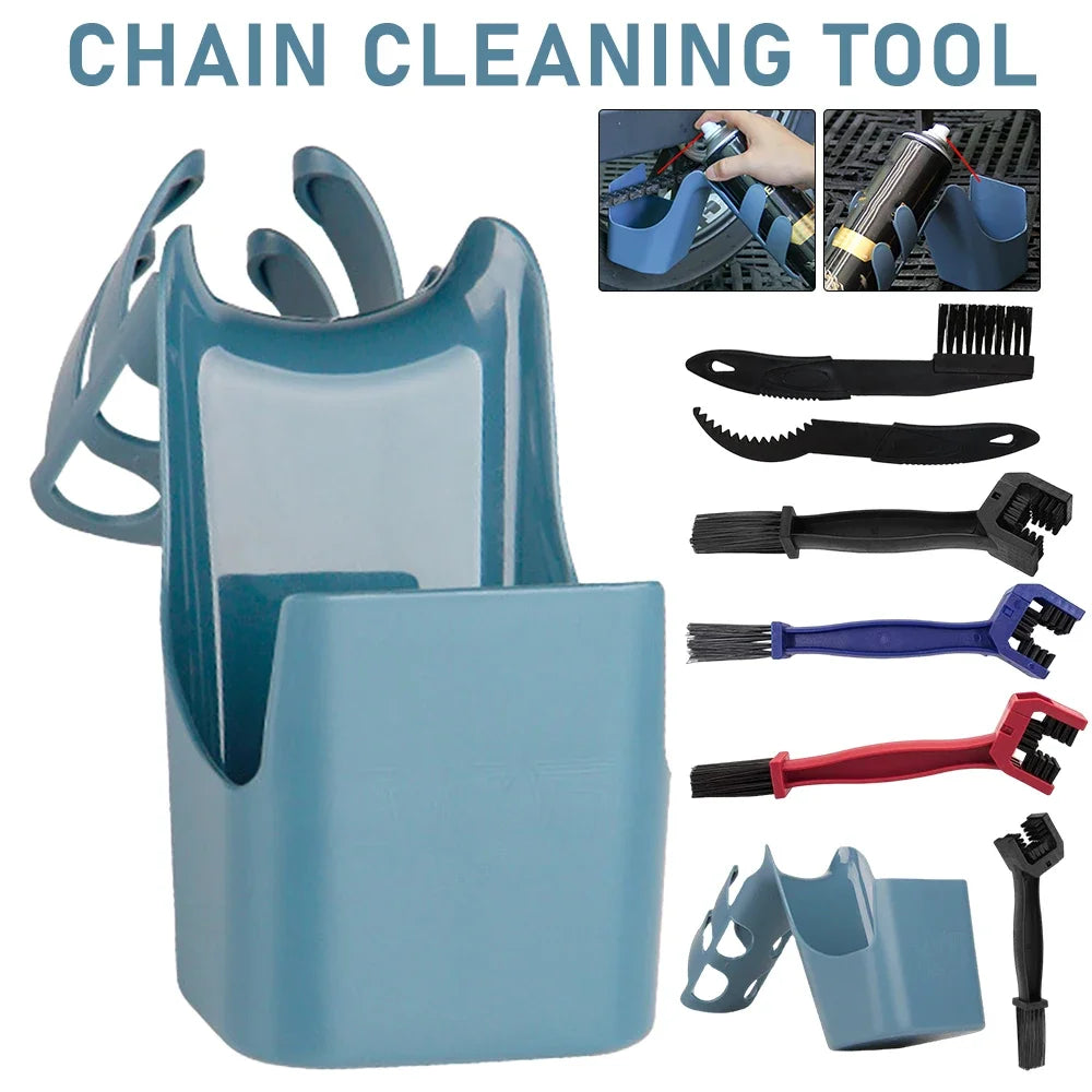 4-in-1 Motorcycle Chain Maintenance Kit | Complete Care