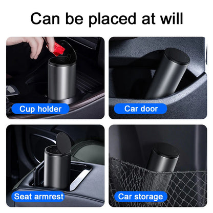 Hanging Auto Garbage Mini Car Trash Bin | Compact & Convenient