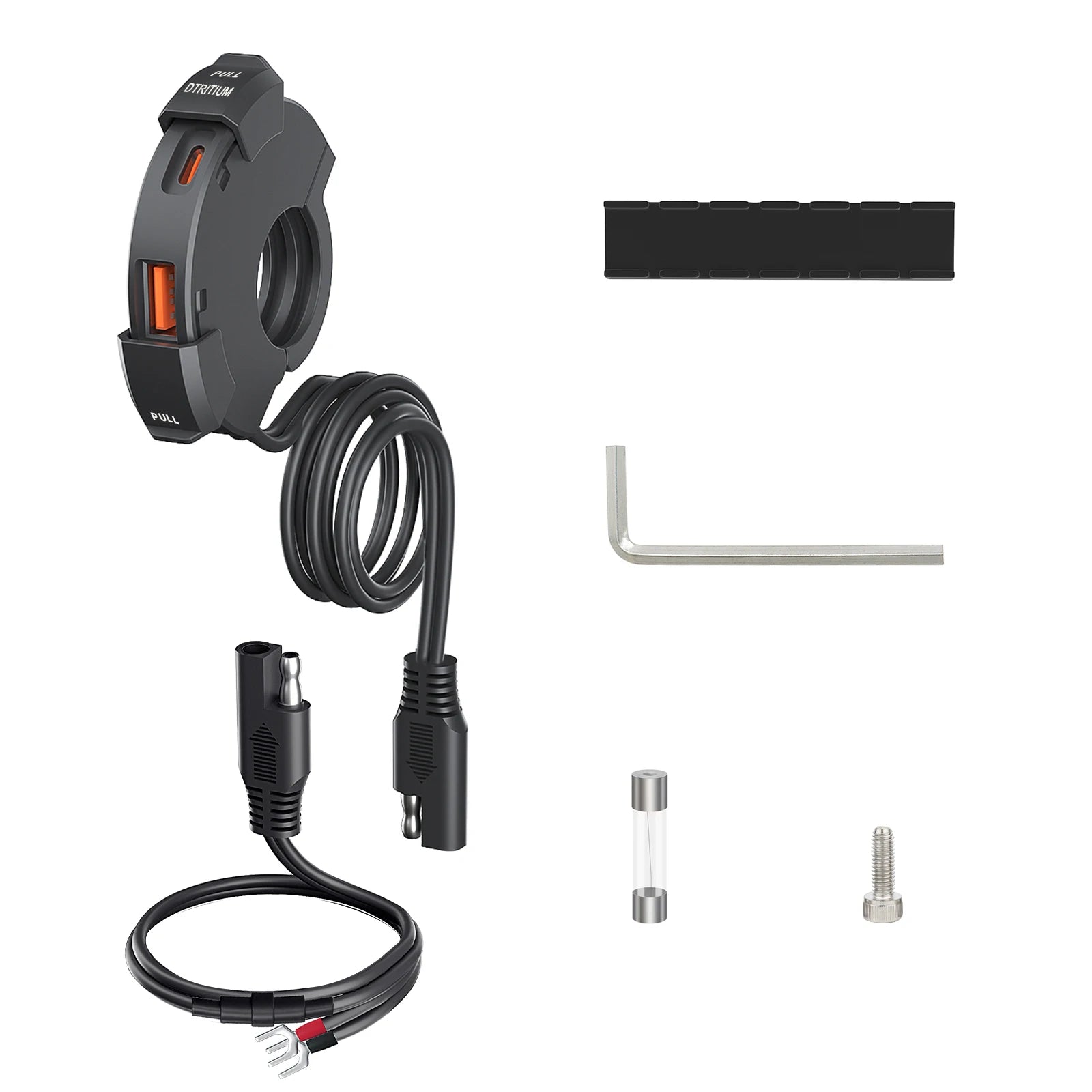 12V Waterproof USB-C Fast Charger for Motorcycles