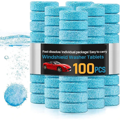 Effervescent Windshield Washer Tablets | Easy Cleaning