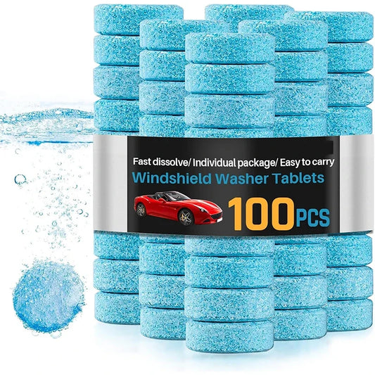 Effervescent Windshield Washer Tablets | Easy Cleaning