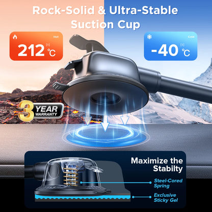 Flexible Long Arm Car Phone Holder | Adjustable & Secure