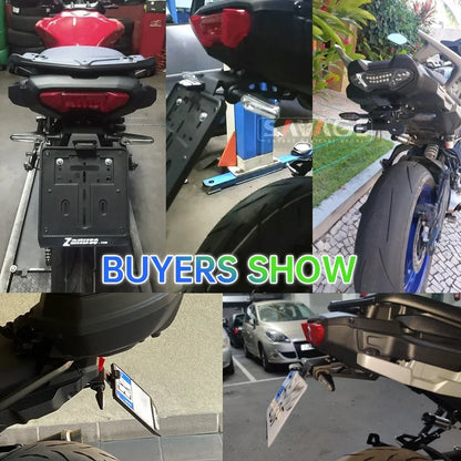 Motorcycle License Plate Holder | Durable & Stylish