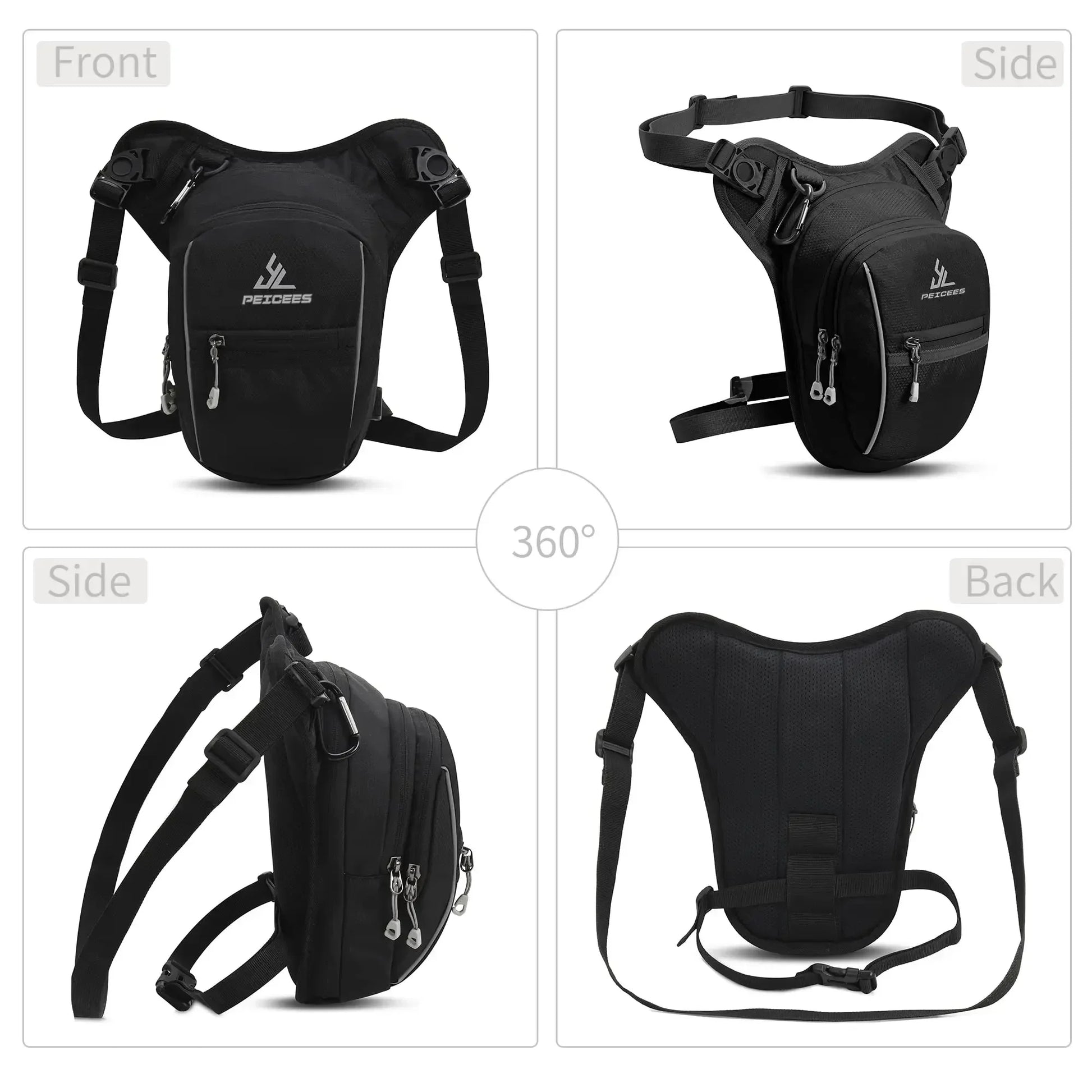Waterproof Motorcycle Thigh Bag | Compact & Secure