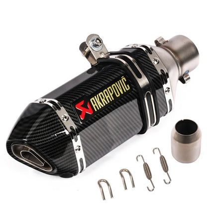Small Hexagonal Exhaust Pipe | Durable Motorcycle Part