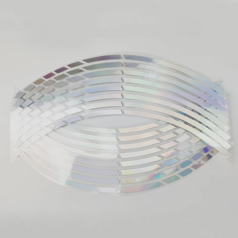 Reflective Motorcycle Wheel Stickers | Enhanced Visibility

