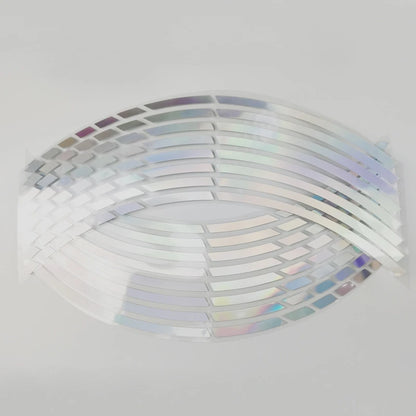Reflective Motorcycle Wheel Stickers | Enhanced Visibility

