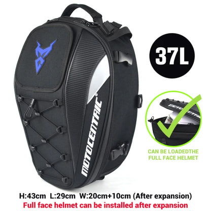 Waterproof Motorcycle Tail Bag & Helmet Backpack