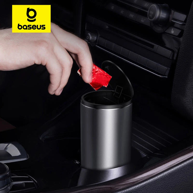 Hanging Auto Garbage Mini Car Trash Bin | Compact & Convenient