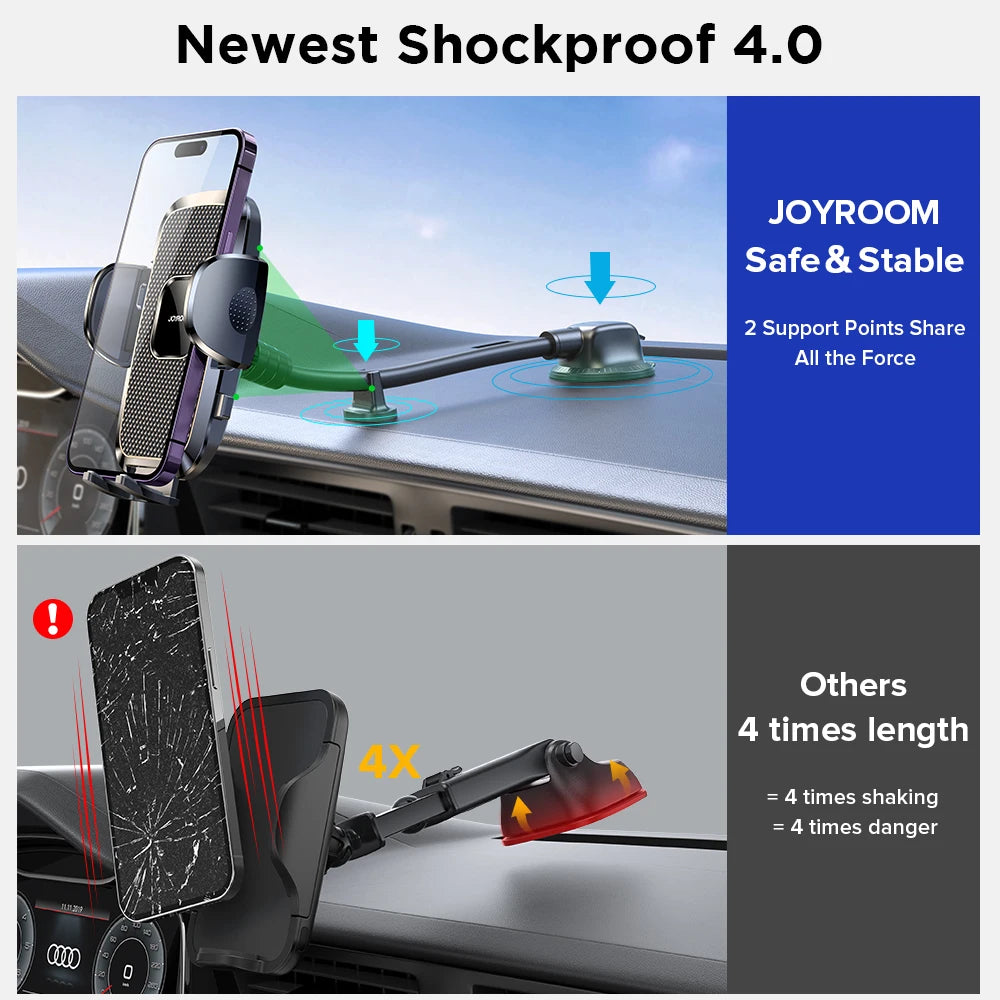 Flexible Long Arm Car Phone Holder | Adjustable & Secure