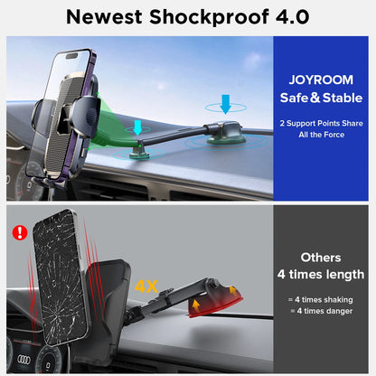 Flexible Long Arm Car Phone Holder | Adjustable & Secure
