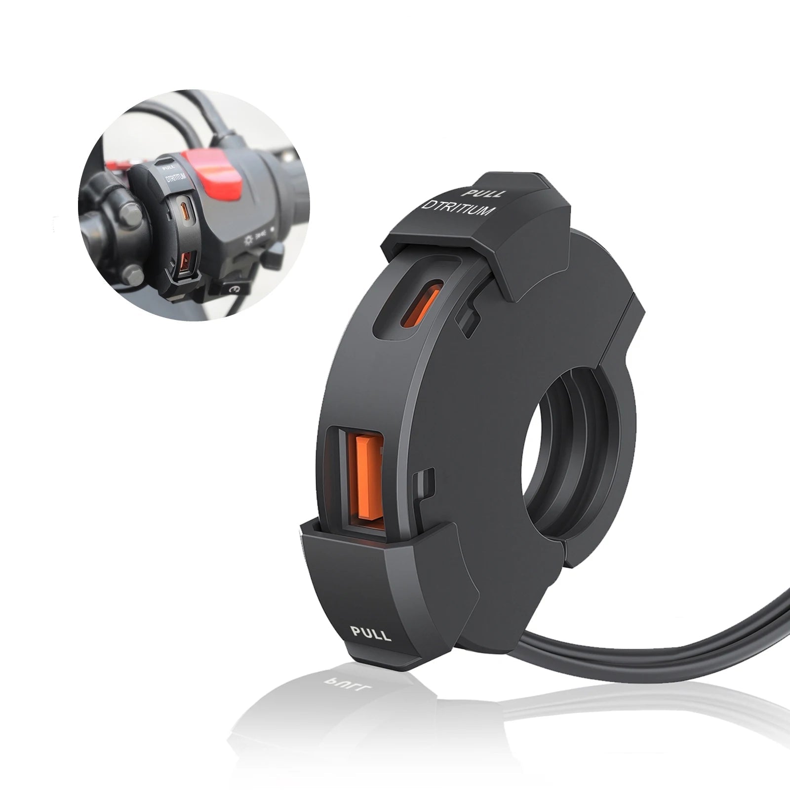 12V Waterproof USB-C Fast Charger for Motorcycles