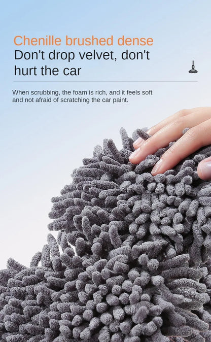 Dual-Head Car Wash Mop | Efficient & Gentle Cleaning